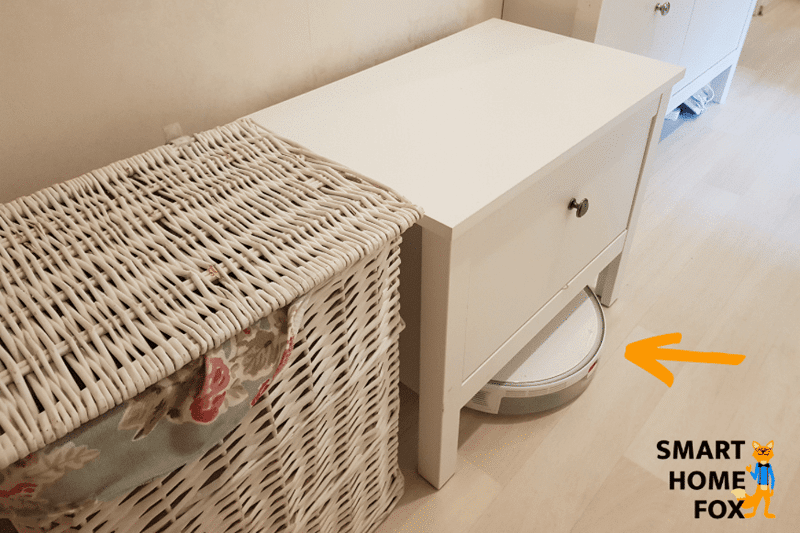 aspirateur robot plat rangement